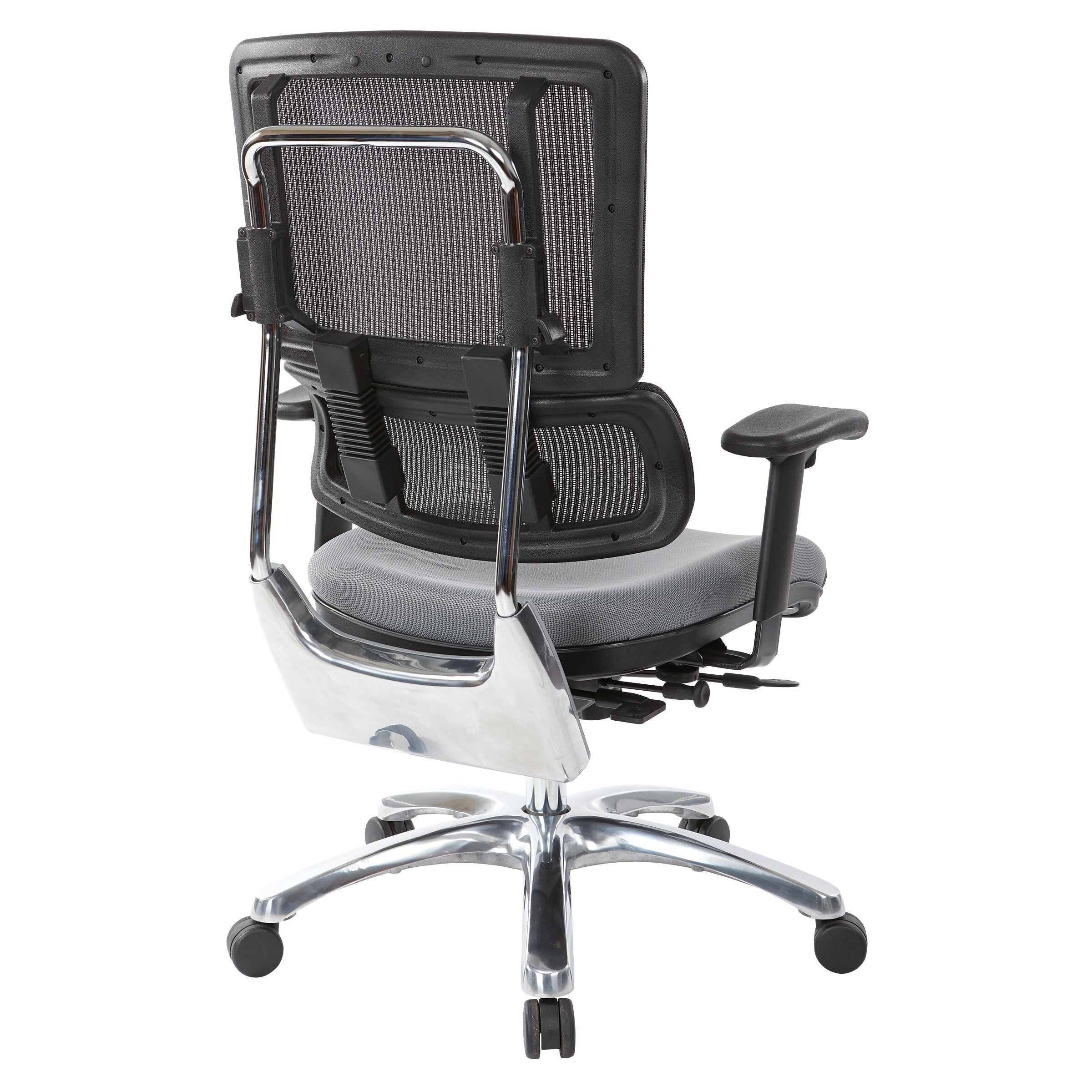 Vertical Black Mesh Back Chair